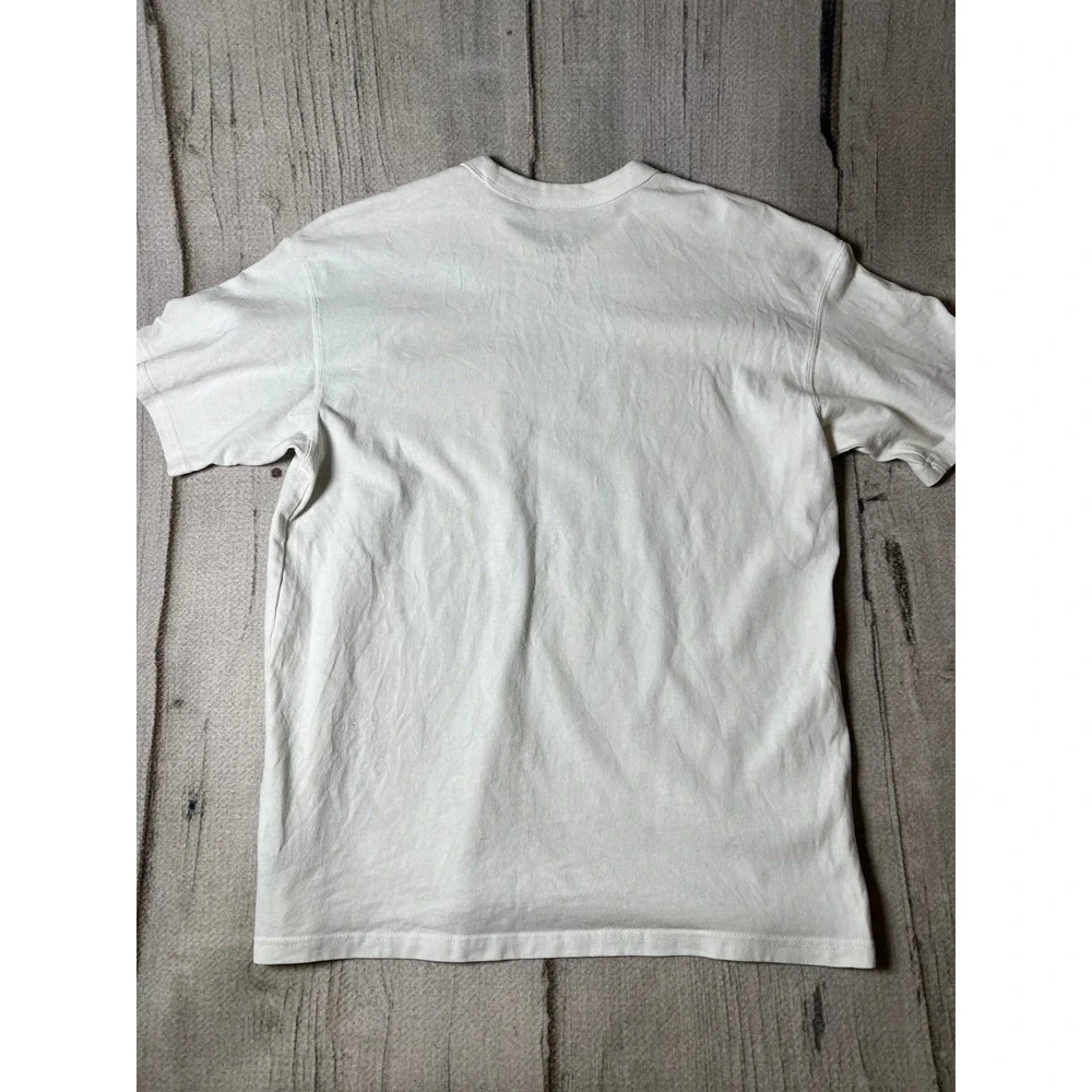 Nike Pocket T-Shirt Mens Medium White Loose Fit Minimalist Streetwear Tee